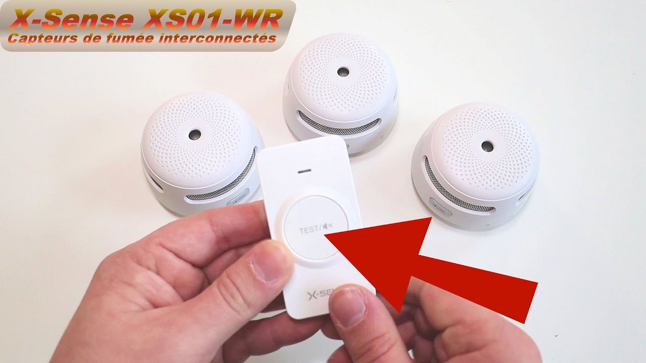 3 Détecteurs de fumée intelligent X-SENSE XS01-WX