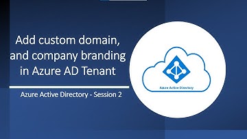 Add custom domain in Azure Active Directory | add Company Branding for Azure AD tenant sign-in page