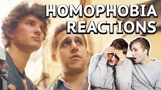 REACTIONS TO HOMOPHOBIA (Social Experiment) - Gay couple REACTION