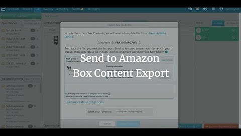 UPDATED: Send to Amazon Box Content Export Process