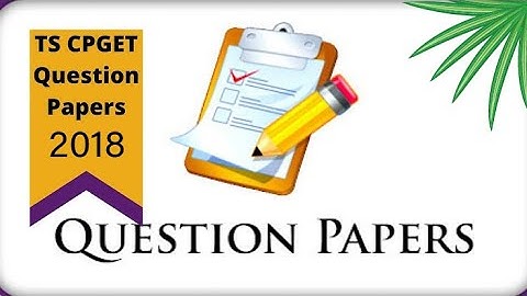 TS CPGET MA History-2018 Question Paper with answer key|TS CPGET QUESTION Papers|#cpget #tsset