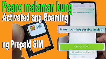 How to check if Smart (or TNT) prepaid roaming is activated abroad?