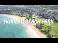 Hukilau Beach Park on the North Shore of Oahu, Hawaii (Great Beach for Kite Surfing)