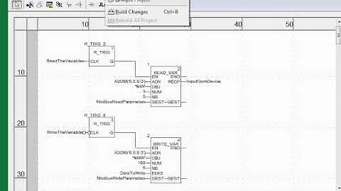 Unity Pro - Write to a Modbus Serial RS485 Device - Write_Var