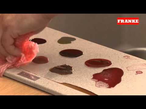 Franke Fragranite test rezistenta pete