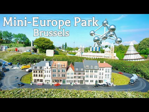 🇧🇪 Walking in Mini-EUROPE Park 4K in Brussels, Belgium