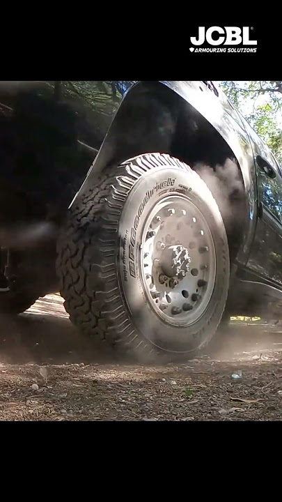 Run Flat Tire | Armoured Vehicle | Bulletpoof Cars | Live Test | JCBL ArmouringSolutions