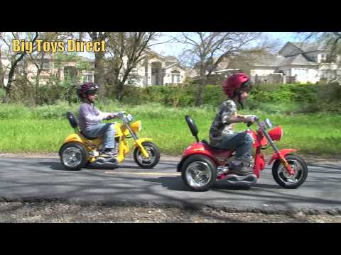 MiniMotos RedHawk 12V Motorcycle - YouTube