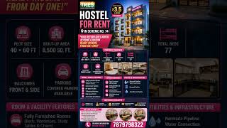 High Return Girls Hostel available for Rent. #girlshostel #rent #investment #fullyfurnished #best