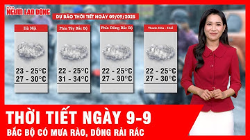 Thời tiết ngày 9-9: Bắc Bộ có mưa rào, dông rải rác, vùng núi và trung du mưa rất to | Tin tức