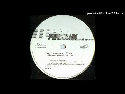 Pendulum — B - Pendulum - I Need You (Option B. 12 Mix)