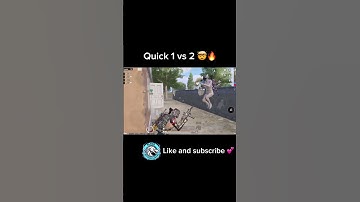 Quick 1 vs 2 🤯🔥#youtubeshorts #youtube #shorts #shortvideo #short #viralvideo #bgmi #pubgmobile