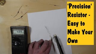 #13 'Precision' Resistor - Make Resistor Values You Need From Values You Already Have #diy
