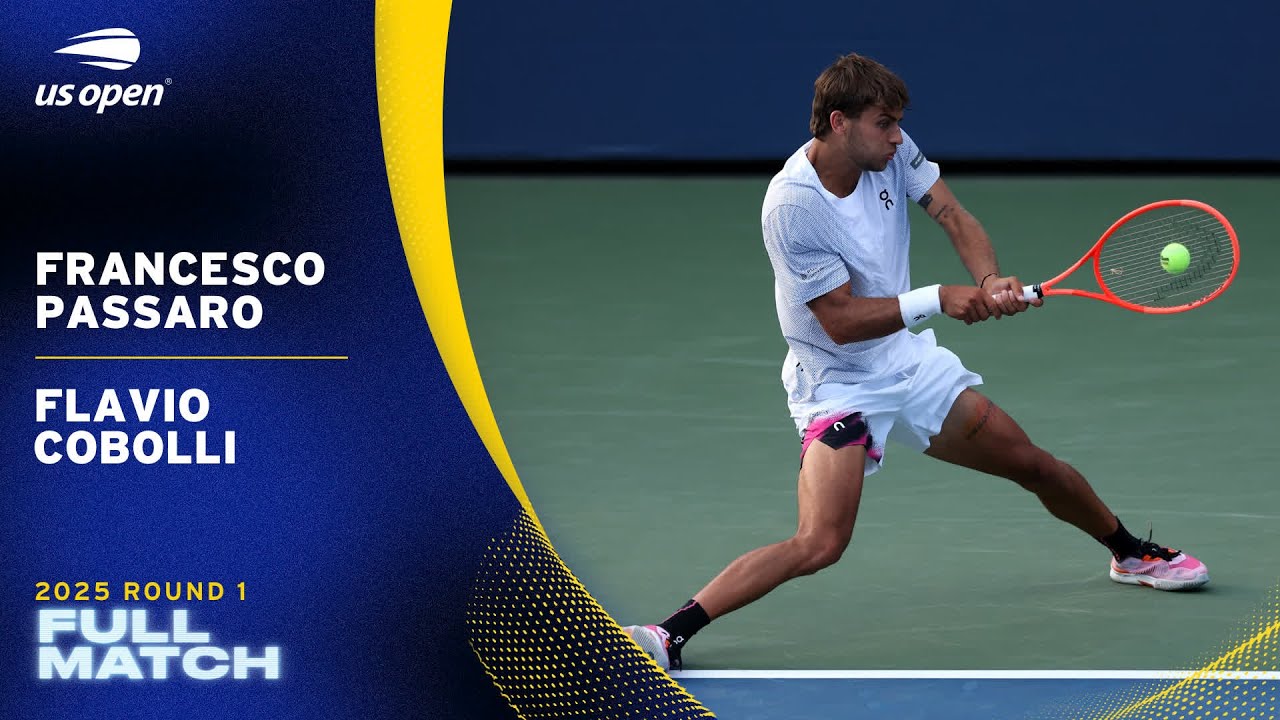 Francesco Passaro vs. Flavio Cobolli Full Match | 2025 US Open