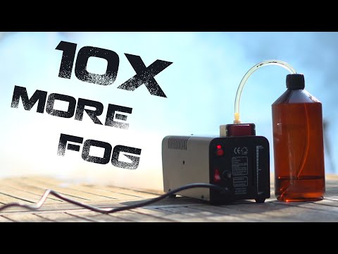 How To Make a Cheap Fog Machine 10 Times More