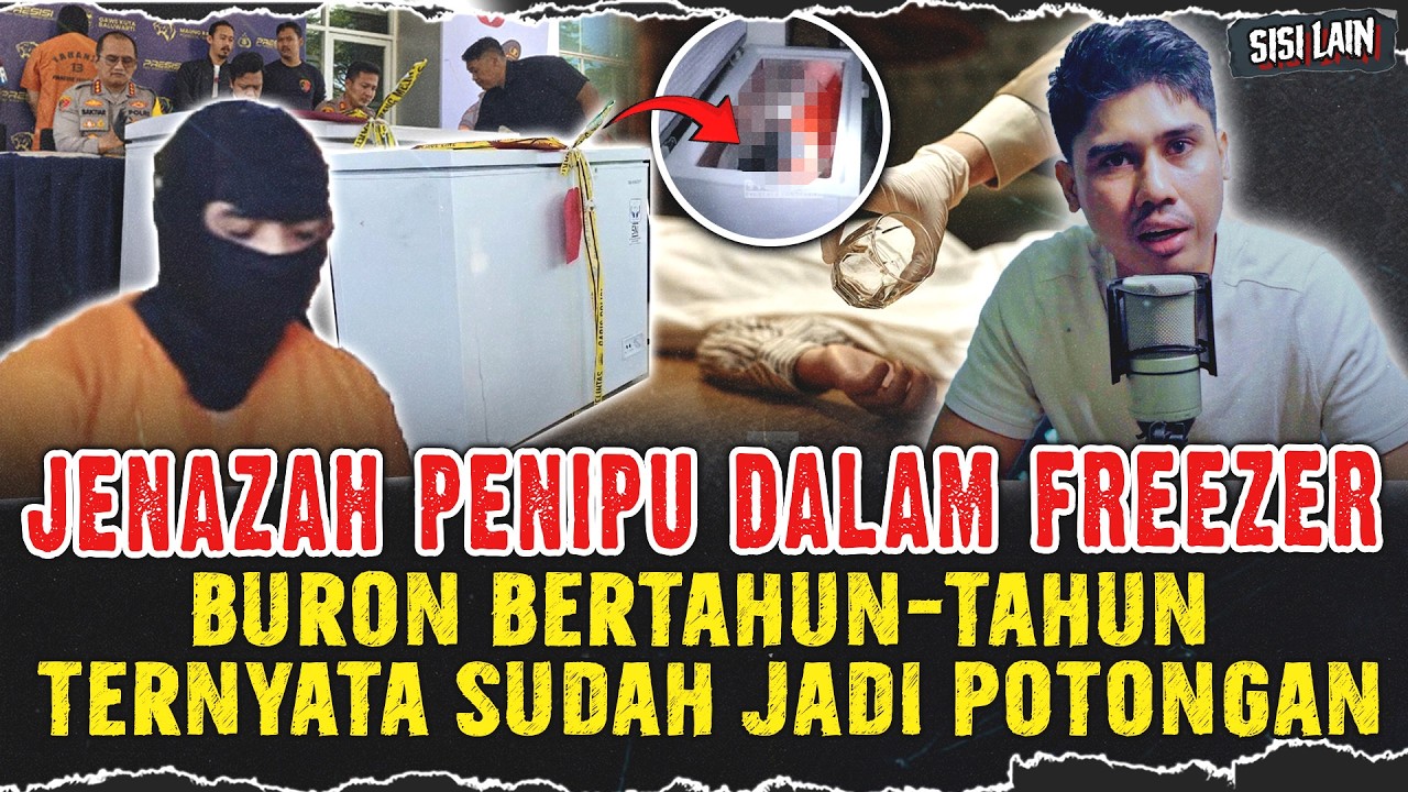 BURONAN PENIPU DITEMUKAN TERPOTONG DALAM FREEZER