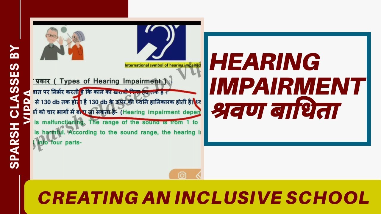 speech & hearing disability meaning in telugu