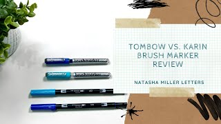 Ecoline Brush Pens Review (Compared to Karin Markers) - Ensign Insights