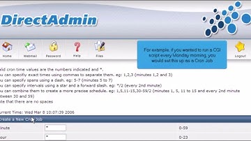5) How to setup a Cron Job in Direct Admin by Gecko Websites