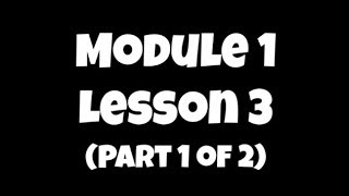 4th Grade: Module 1: Lesson 3: Part 1