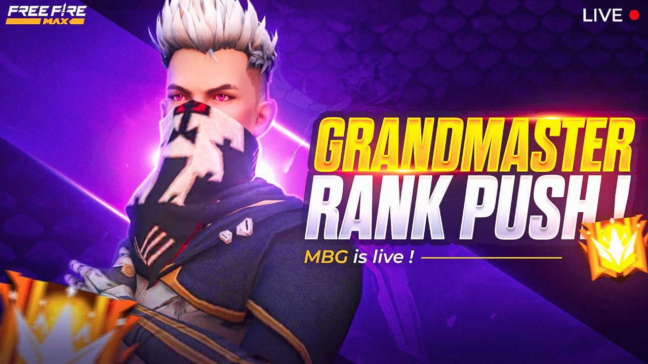 Grandmaster Live Rank Push Free Fire Telugu - Munna Bhai is Live ...