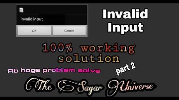Invalid input solution for airtel sim part 2 | The Sagar Universe | 100% working