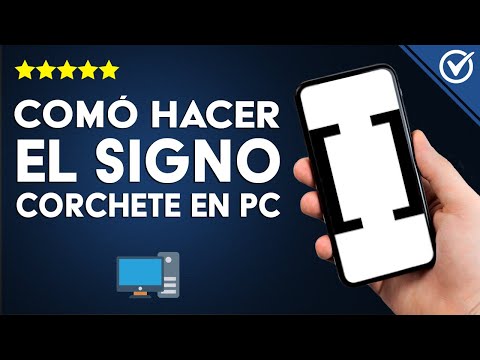 Cómo se hace el signo de corchetes en teclado QWERTY en móvil y PC