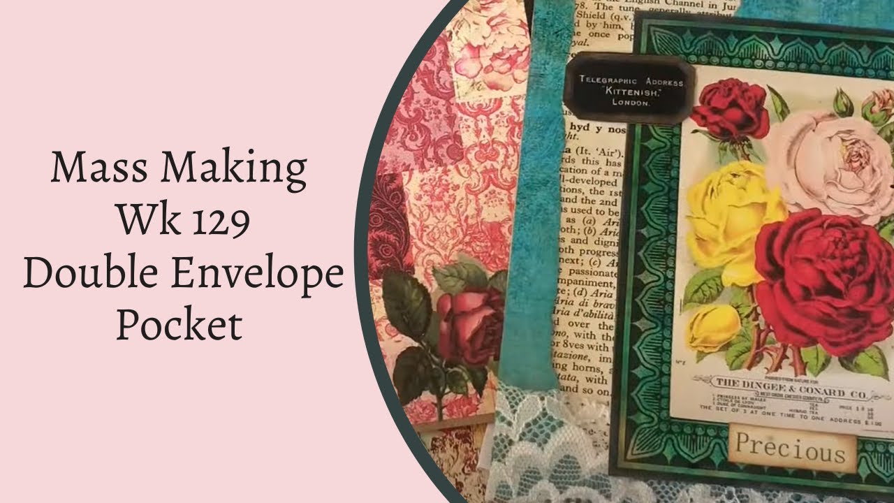 Mass Making - Crafty Cat Double Envelope Pocket - Tina’s Weekly Workshop 129