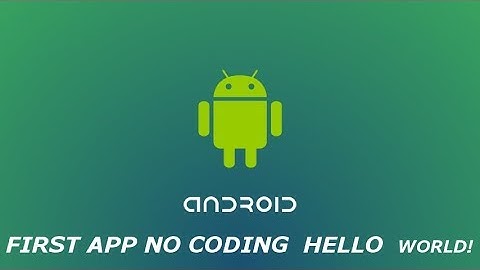 Create First Android APP *No Coding* (Android Tutorial for Beginners) Thunkable Plataform
