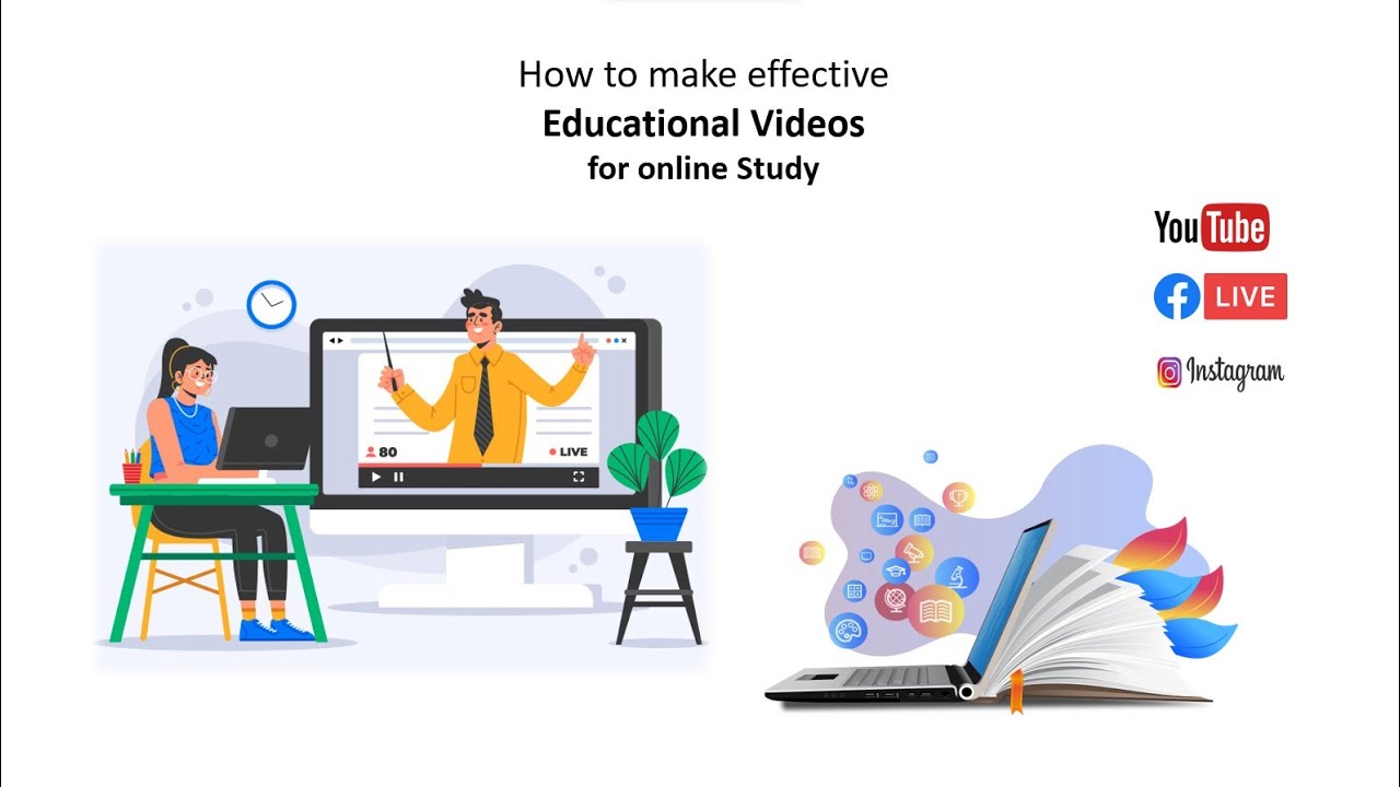 How to make Study Videos for Online Education online educational