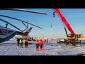 Горные Вертолеты выполнили ремонт лопасти вертолета Ми-26Т