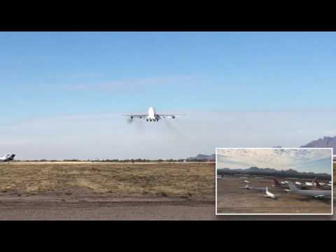 Delta Boeing 747 flyover - Marana, AZ