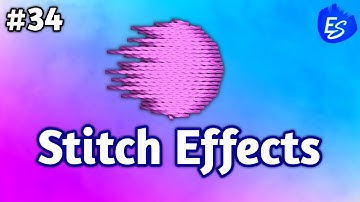 Stitch Effects | Wilcom e4 tutorial