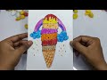 Drawing and Color Ice Cream | draw and Color activity for kids | #drawingandcolouringforkids