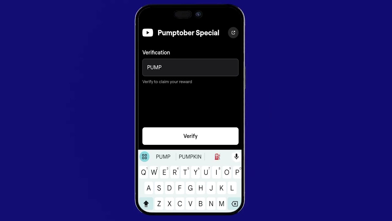 Pumptober Special Blum Video Code II Blum Verification Keyword Pumptober Special II