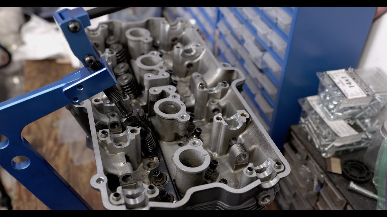 Cylinder Head Valve Removal Ep5