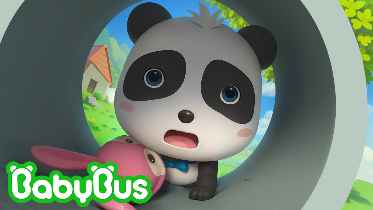 Padrão infantil perfeito com panda de desenho animado