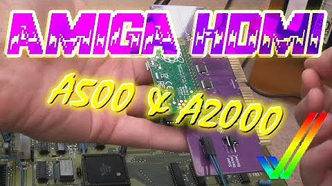 Commodore Amiga RGB 2 HDMI (A500 & A2000) - (HDMI output from the Amiga...)