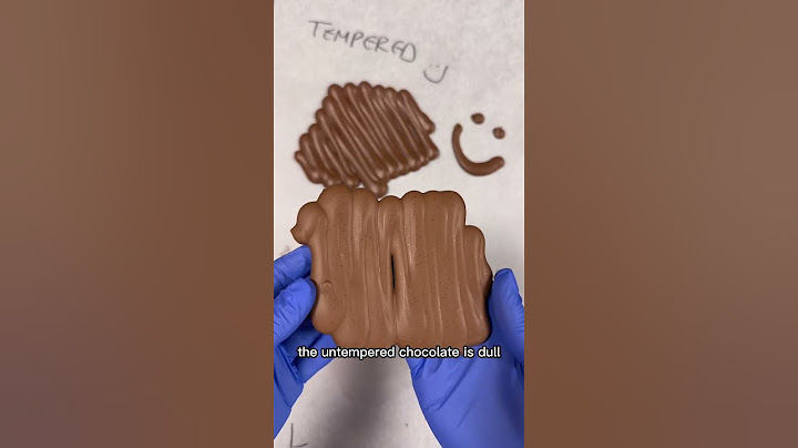 You NEED to do this! Why tempering is important! 🤔 #chocolate #satisfying #tiktok #shorts #viral