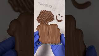 You NEED to do this! Why tempering is important!  #chocolate #satisfying #tiktok #shorts #viral