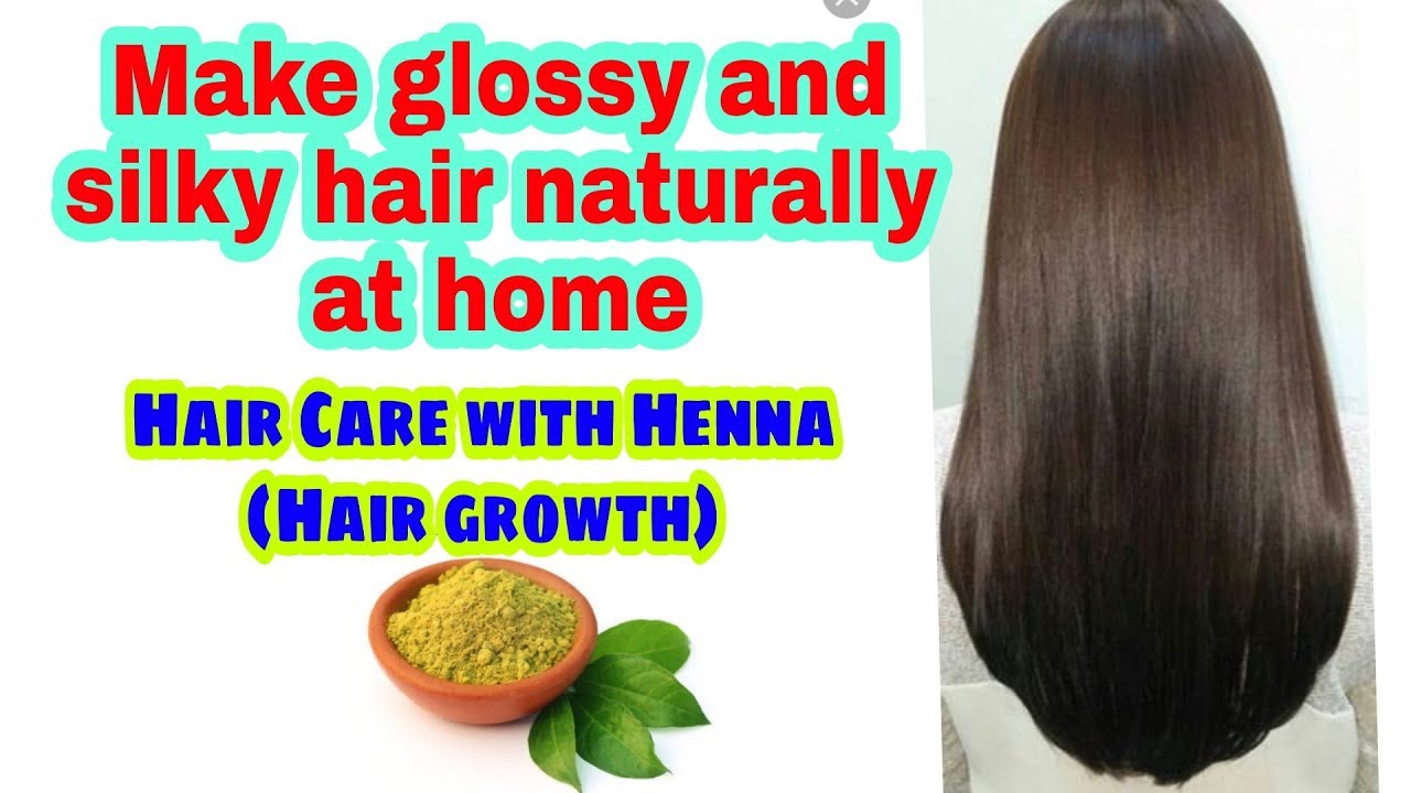 Make Glossy And Silky Hair Naturally At Home Hair Care With