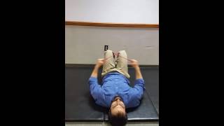 Supine band clam - hip abduction external rotation