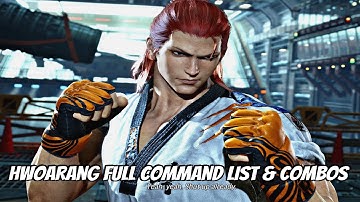 TEKKEN 8 HWOARANG Full Move List & Combos PS5