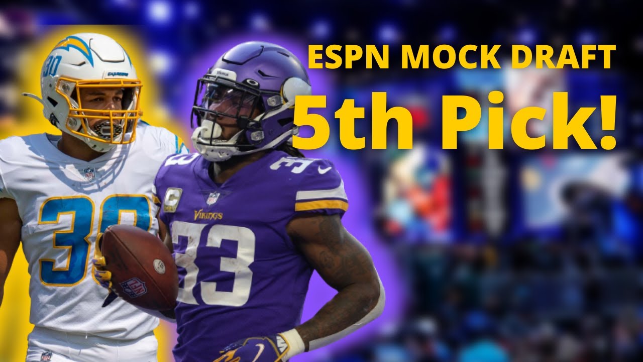 Fantasy Football Mock Draft 5th Pick 10 team Standard YouTube