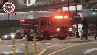 Responding - Detroit Fire, E-1, E-9, C-7