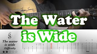 The water is wide (O Waly waly) - Fingerstyle with Tabs