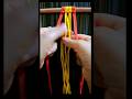 Tutorial for Macrame Basic Braid Knot for Beginners/How to/😍😱❤💛👌🏻👆#shorts #knot