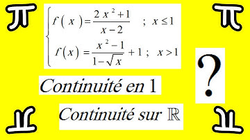 Continuité sur un intervalle et en un point
