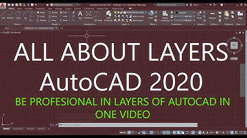 AutoCAD 2020: Tutorial-12: All about Layers in AutoCAD | Layer, Layer State, Group Filter | MyCad |