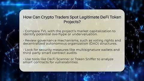 How Can Crypto Traders Spot Legitimate DeFi Token Projects? - Crypto Trading Strategists